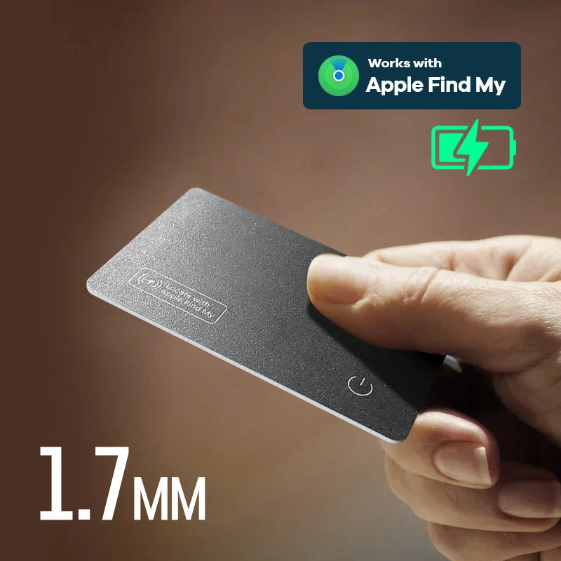 Veyroly SlimTrack – Ultra-Slim Find My Tracker Card