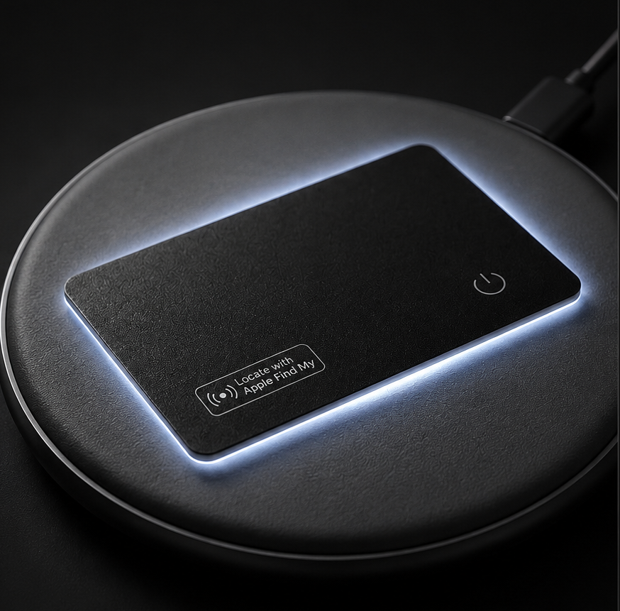 Veyroly SlimTrack – Ultra-Slim Find My Tracker Card